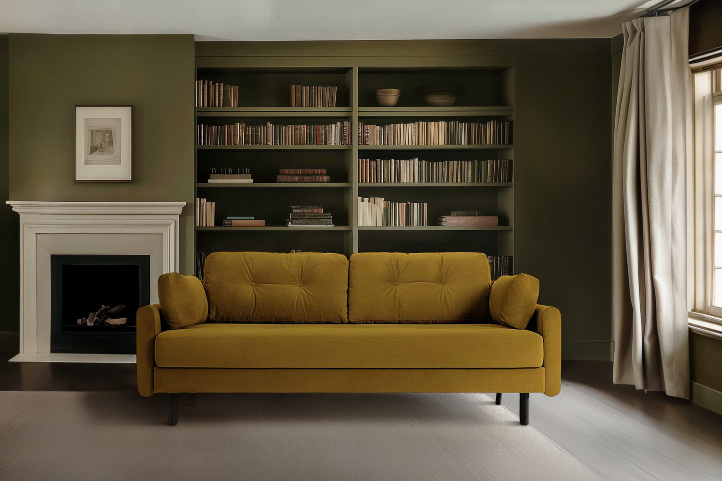 Model 04 Dreisitzer-Schlafsofa