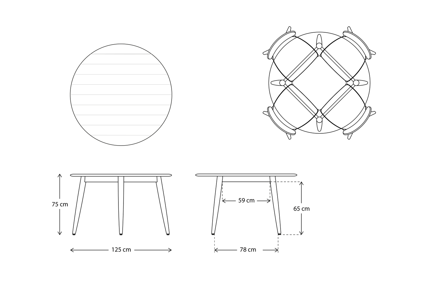 Dining Table 02 Round Dining Table