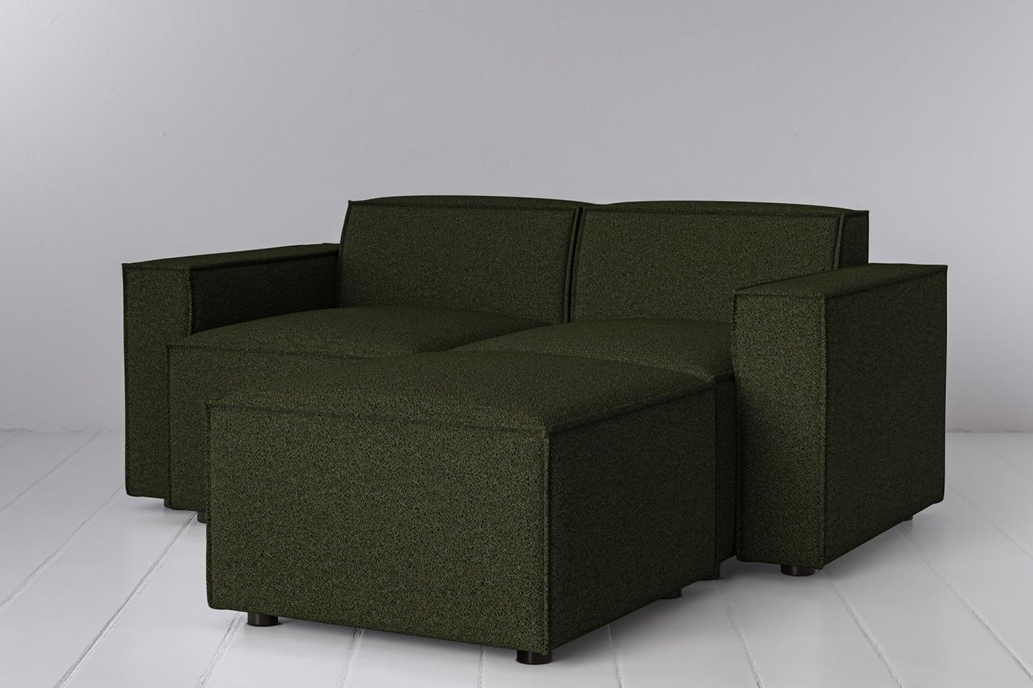 Zweisitzer-Sofa Model 03 mit Chaiselongue rechts