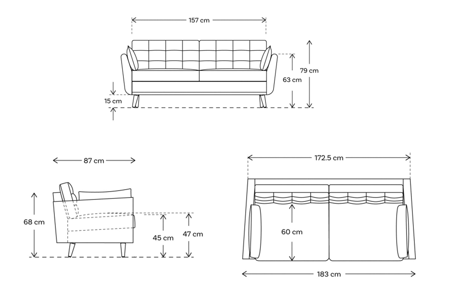 Model 10 2-Seater Sofa