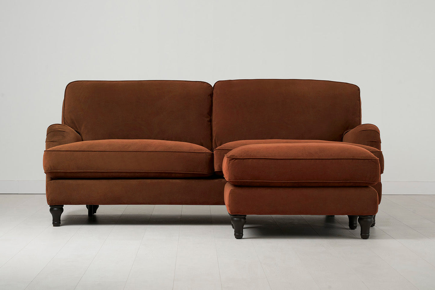 Dreisitzer-Schlafsofa Model 12 mit Chaiselongue rechts