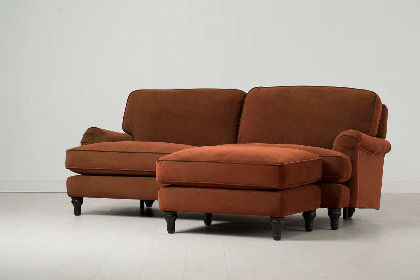 Dreisitzer-Schlafsofa Model 12 mit Chaiselongue rechts