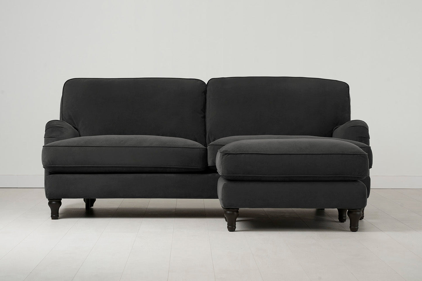 Dreisitzer-Schlafsofa Model 12 mit Chaiselongue rechts