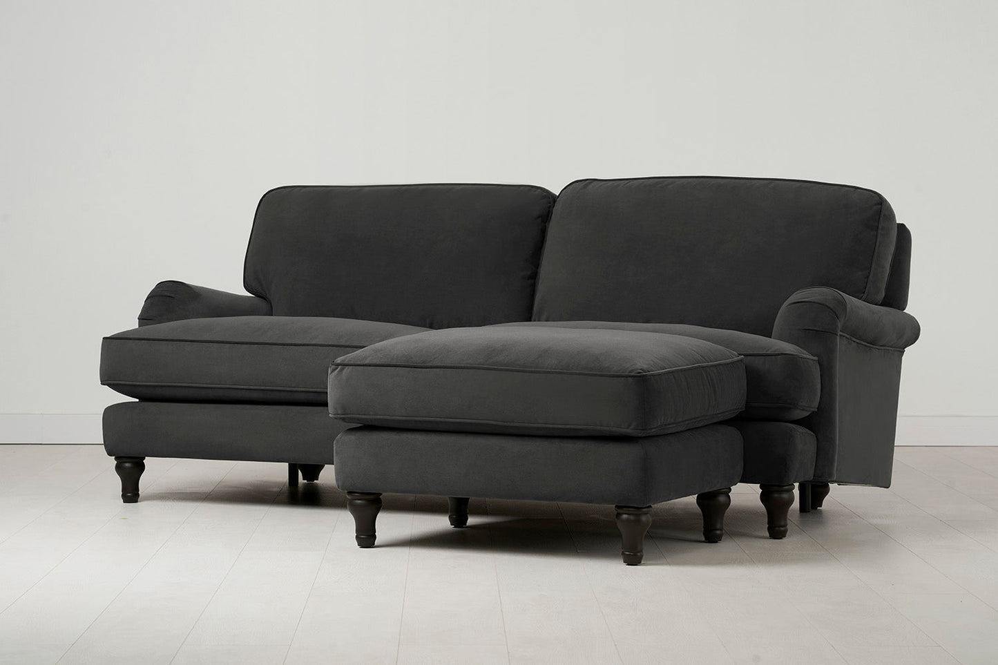Dreisitzer-Schlafsofa Model 12 mit Chaiselongue rechts