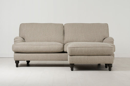 Model 15 Dreisitzer-Sofa mit Chaise Longue rechts