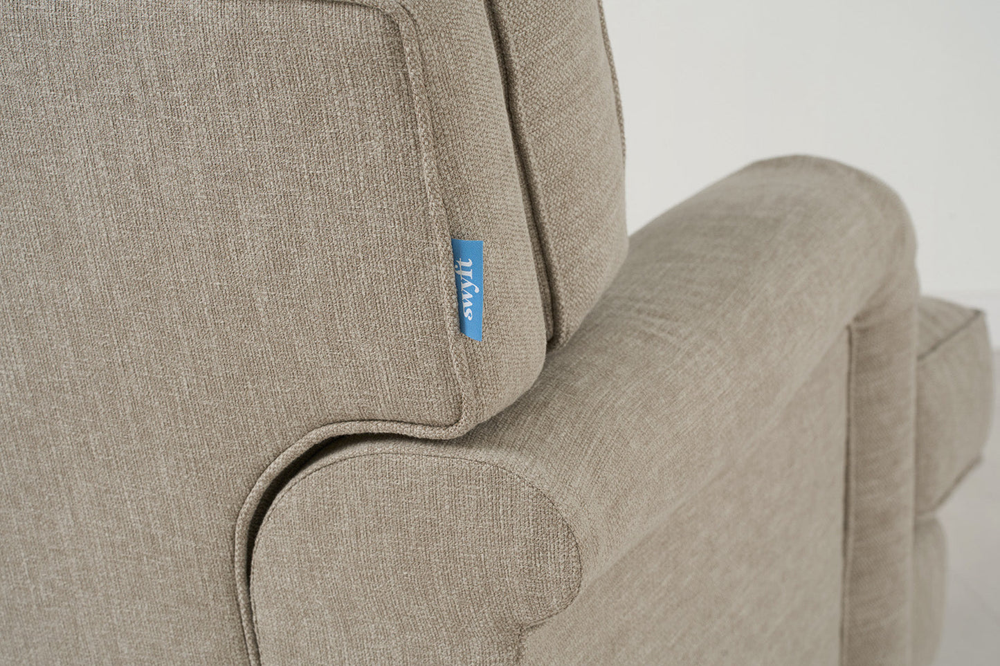 Dreisitzer-Schlafsofa Model 12 mit Chaiselongue rechts
