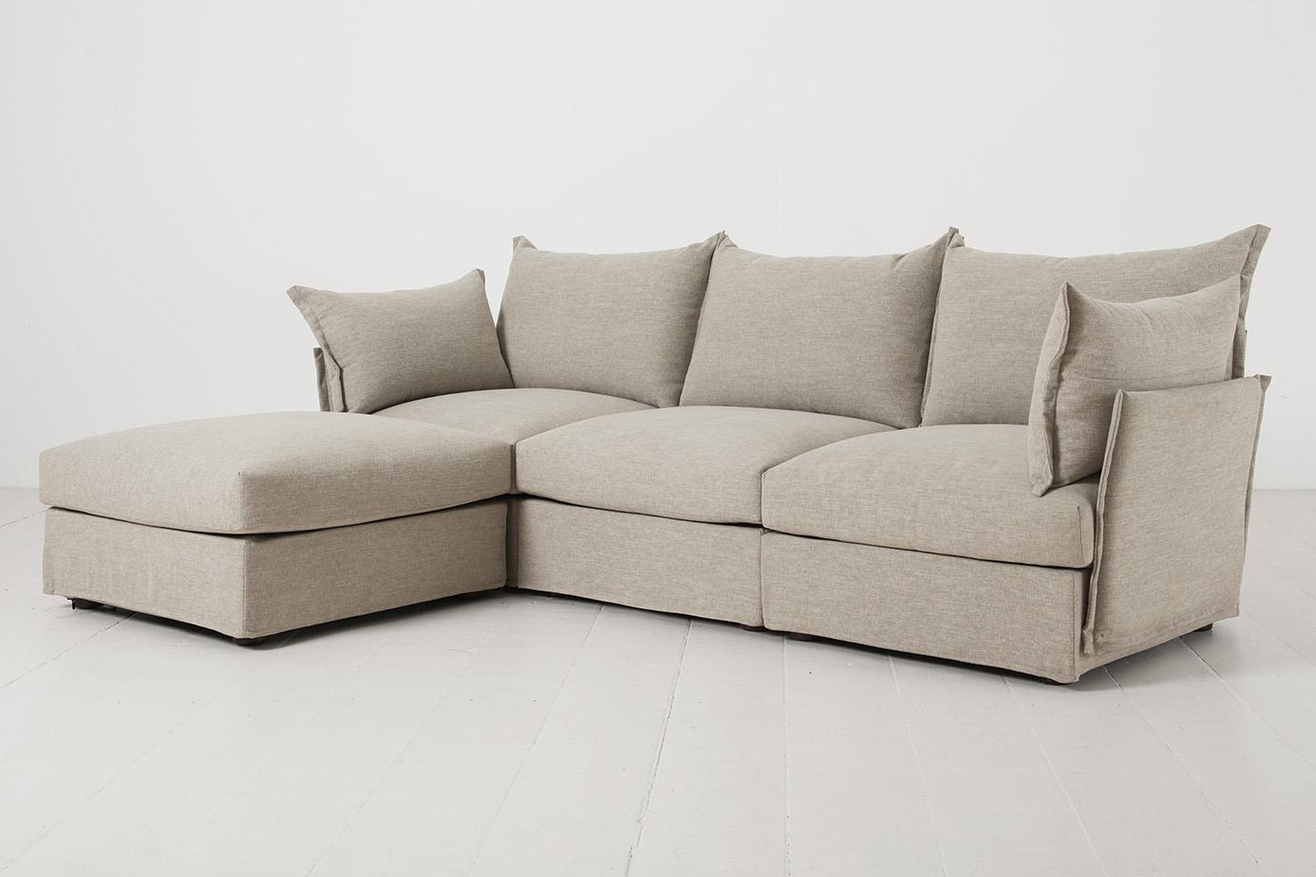 Dreisitzer-Sofa Model 06 mit Ecke links