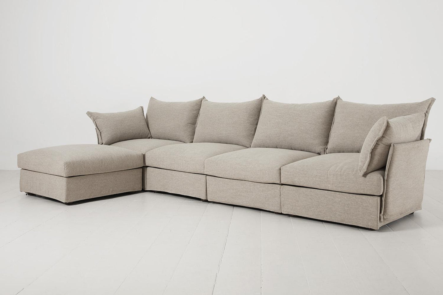 Viersitzer-Sofa Model 06 mit Ecke links