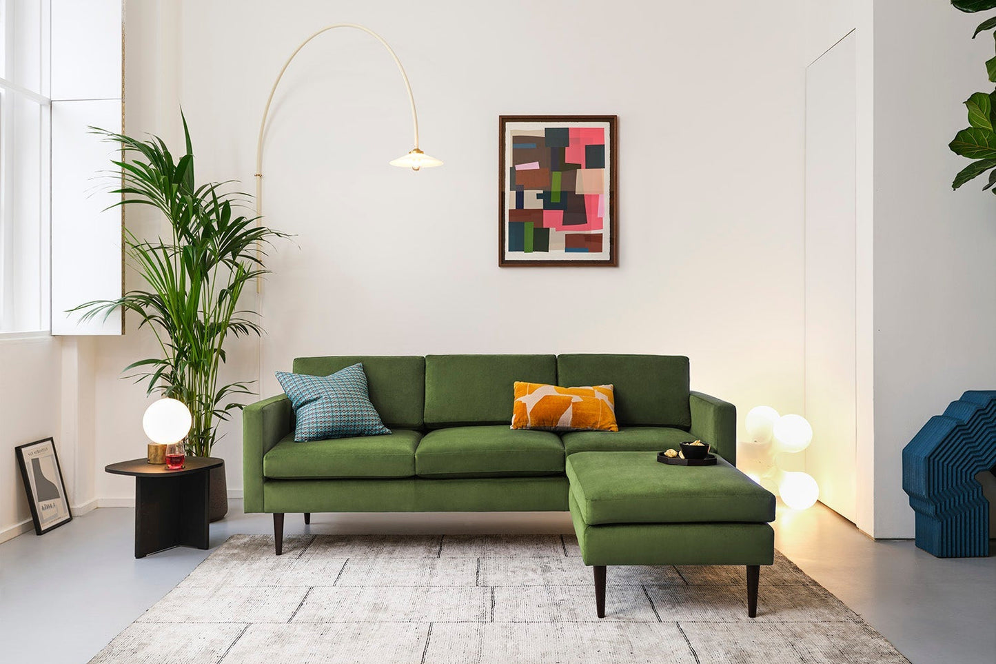 Model 01 3-Seater Right Chaise Sofa