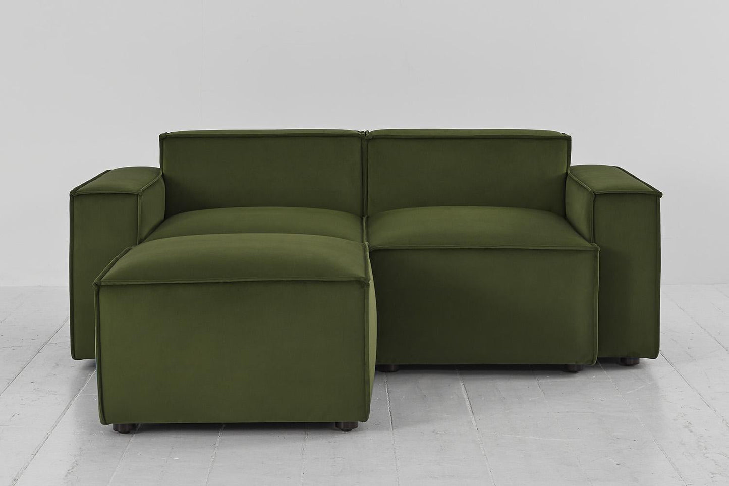 Zweisitzer-Sofa Model 03 mit Chaiselongue links