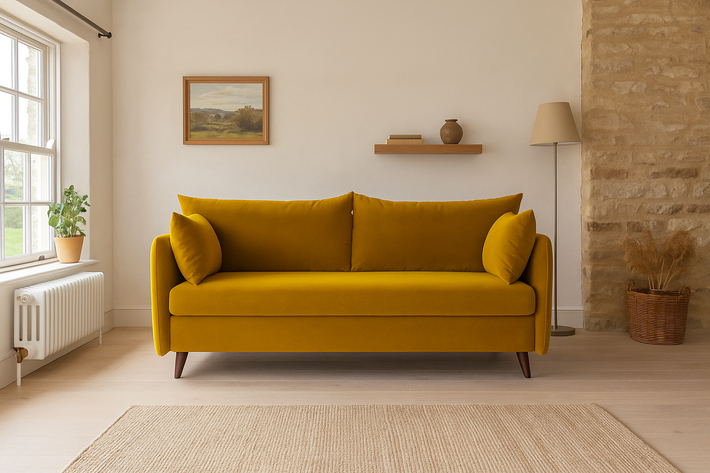 2,5-Sitzer-Schlafsofa Model 08