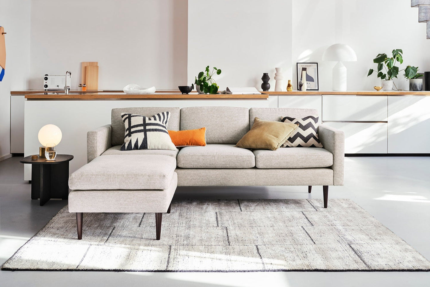 Model 01 3-Seater Left Chaise Sofa