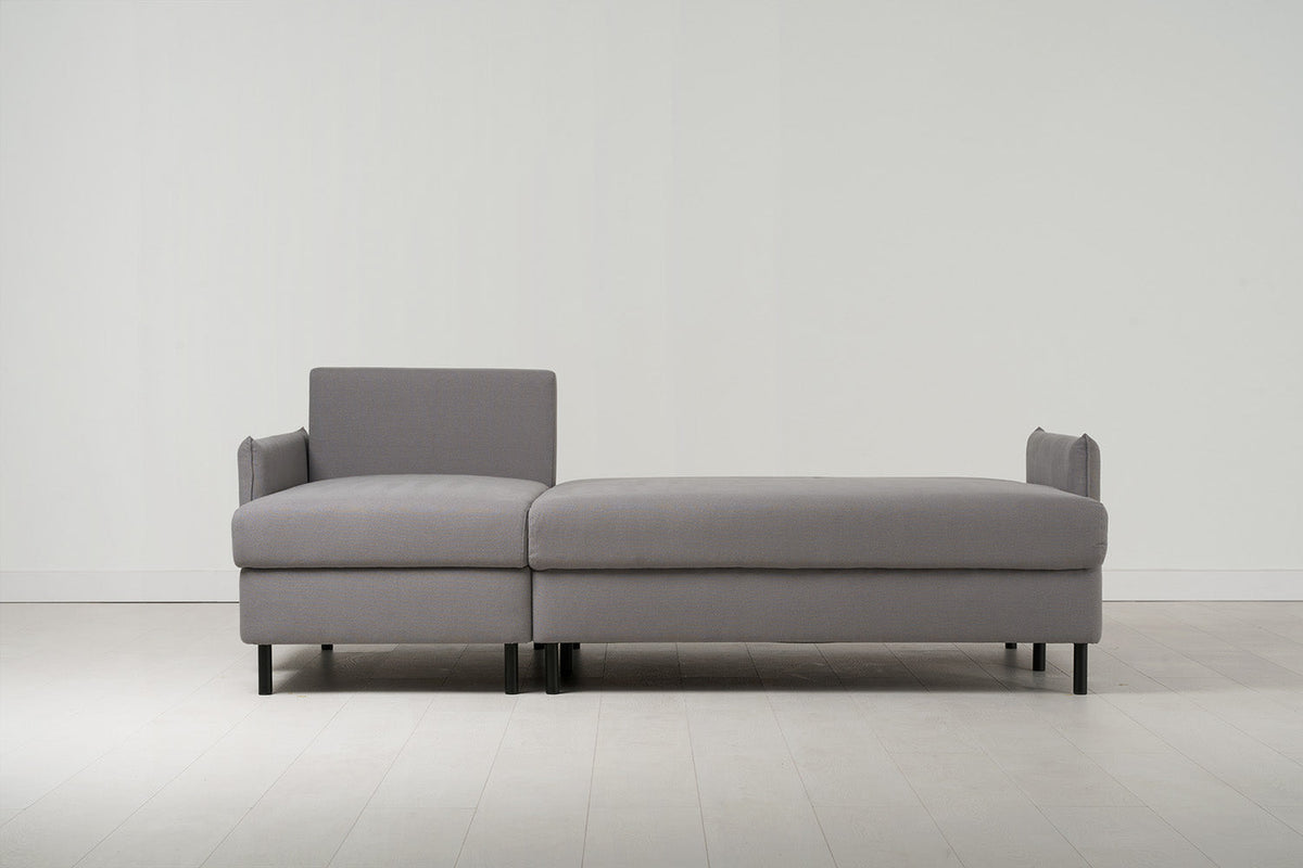 Dreisitzer-Sofa Model 12 mit Chaiselongue links