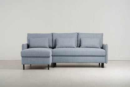 Dreisitzer-Sofa Model 12 mit Chaiselongue links