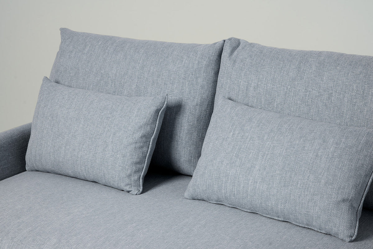 Dreisitzer-Sofa Model 12 mit Chaiselongue links