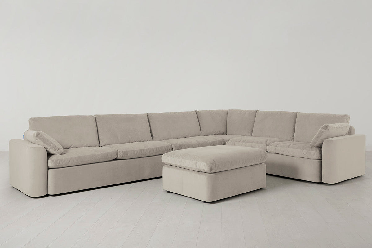 Model 13 5-Seater Corner Sofa with Ottoman