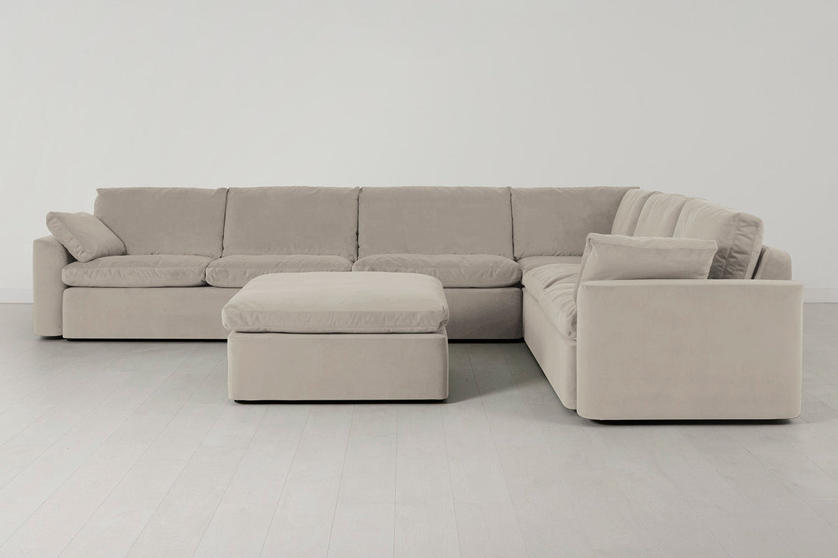 Model 13 5-Seater Corner Sofa with Ottoman