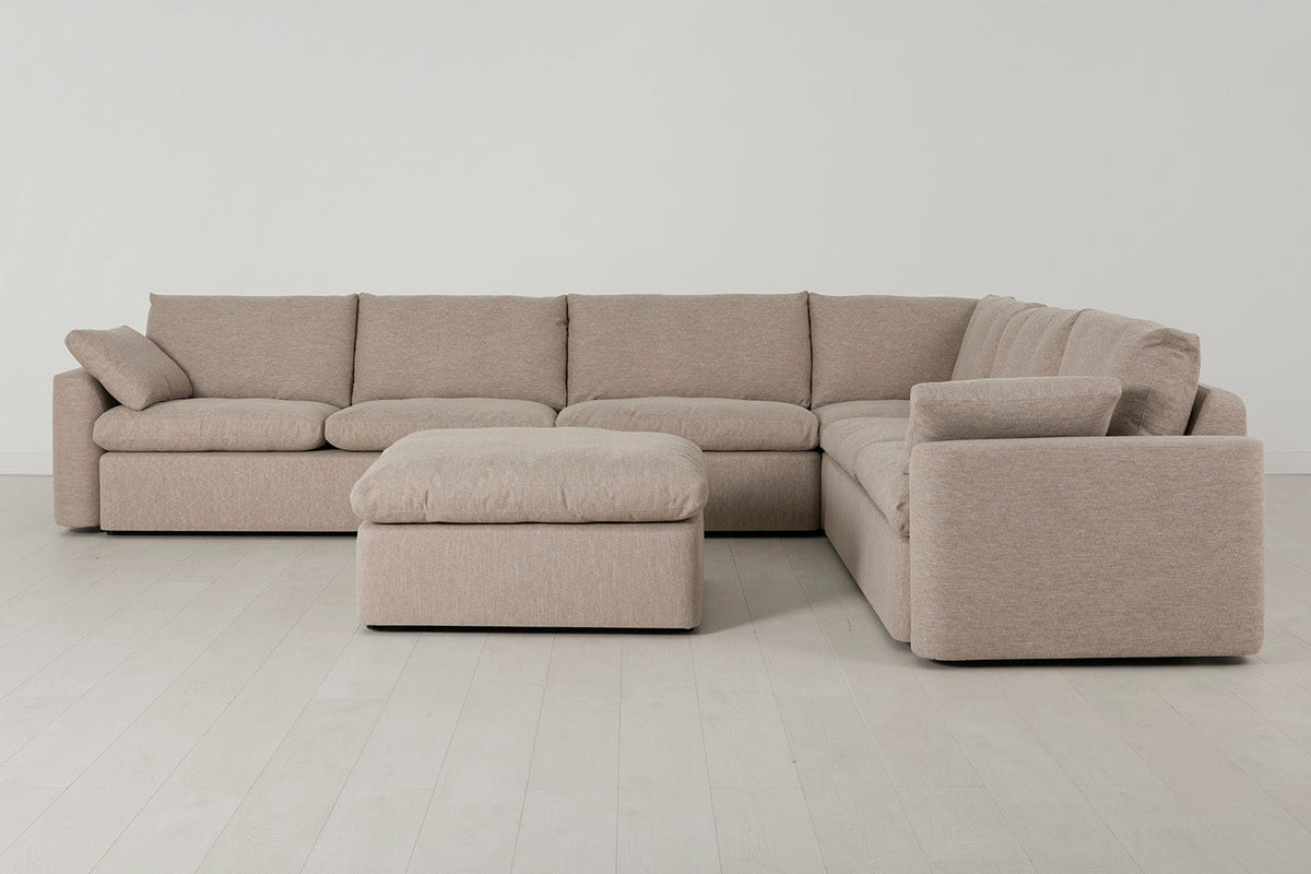 Model 13 5-Seater Corner Sofa with Ottoman