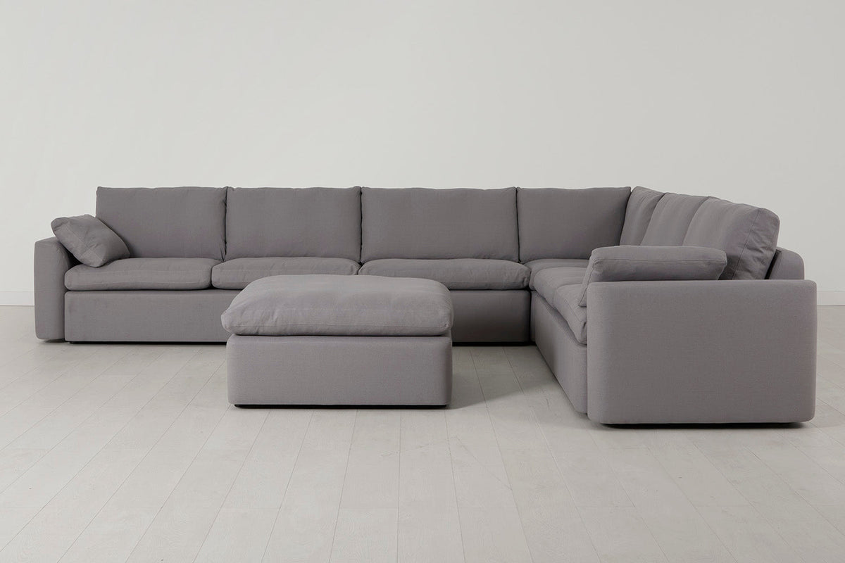 Model 13 5-Seater Corner Sofa with Ottoman