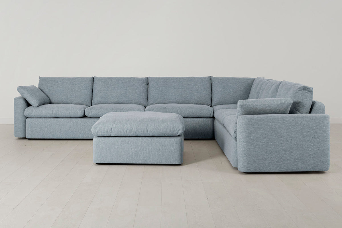 Model 13 5-Seater Corner Sofa with Ottoman