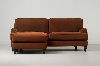 Dreisitzer-Sofa Model 12 mit Chaiselongue links