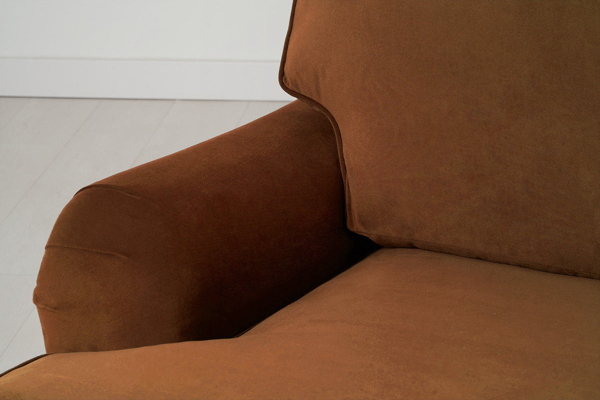 Dreisitzer-Sofa Model 12 mit Chaiselongue links