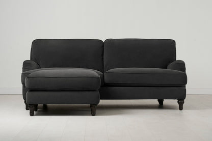 Dreisitzer-Sofa Model 12 mit Chaiselongue links
