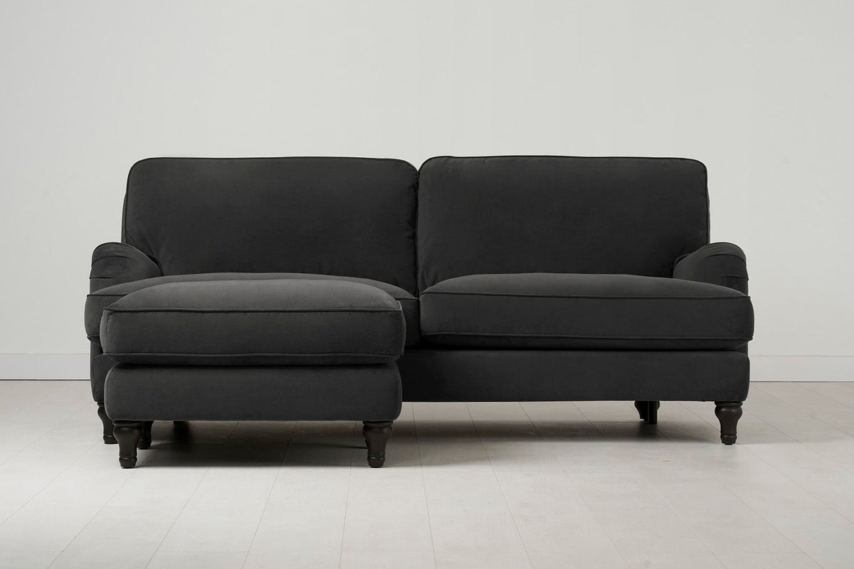 Dreisitzer-Sofa Model 12 mit Chaiselongue links