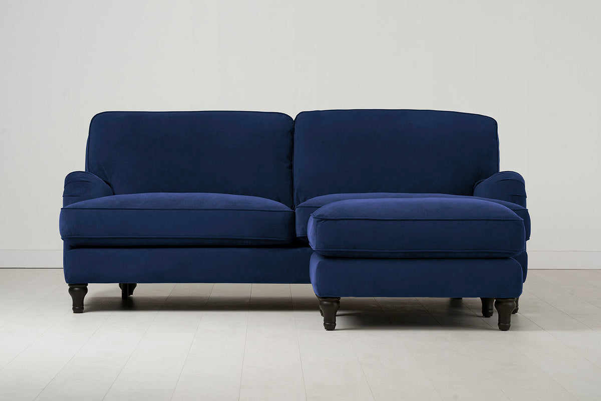 Dreisitzer-Schlafsofa Model 12 mit Chaiselongue rechts