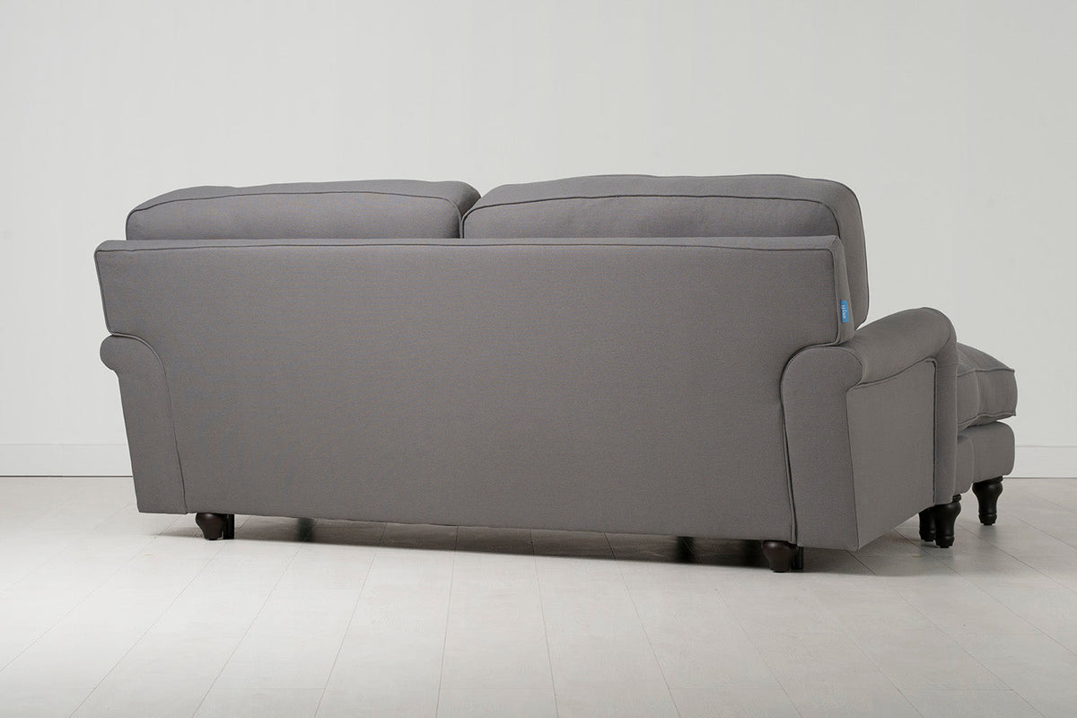 Dreisitzer-Schlafsofa Model 12 mit Chaiselongue rechts