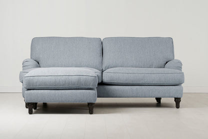 Dreisitzer-Sofa Model 12 mit Chaiselongue links