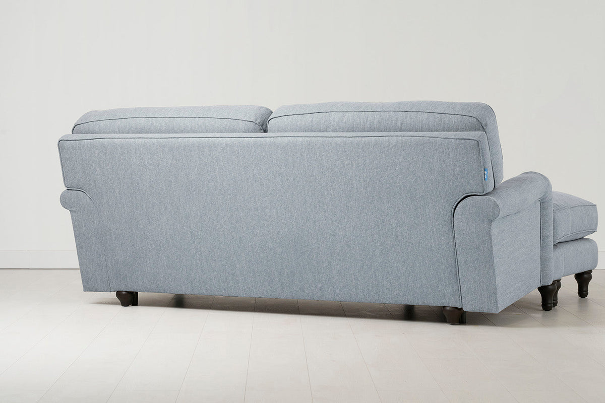 Dreisitzer-Sofa Model 12 mit Chaiselongue links