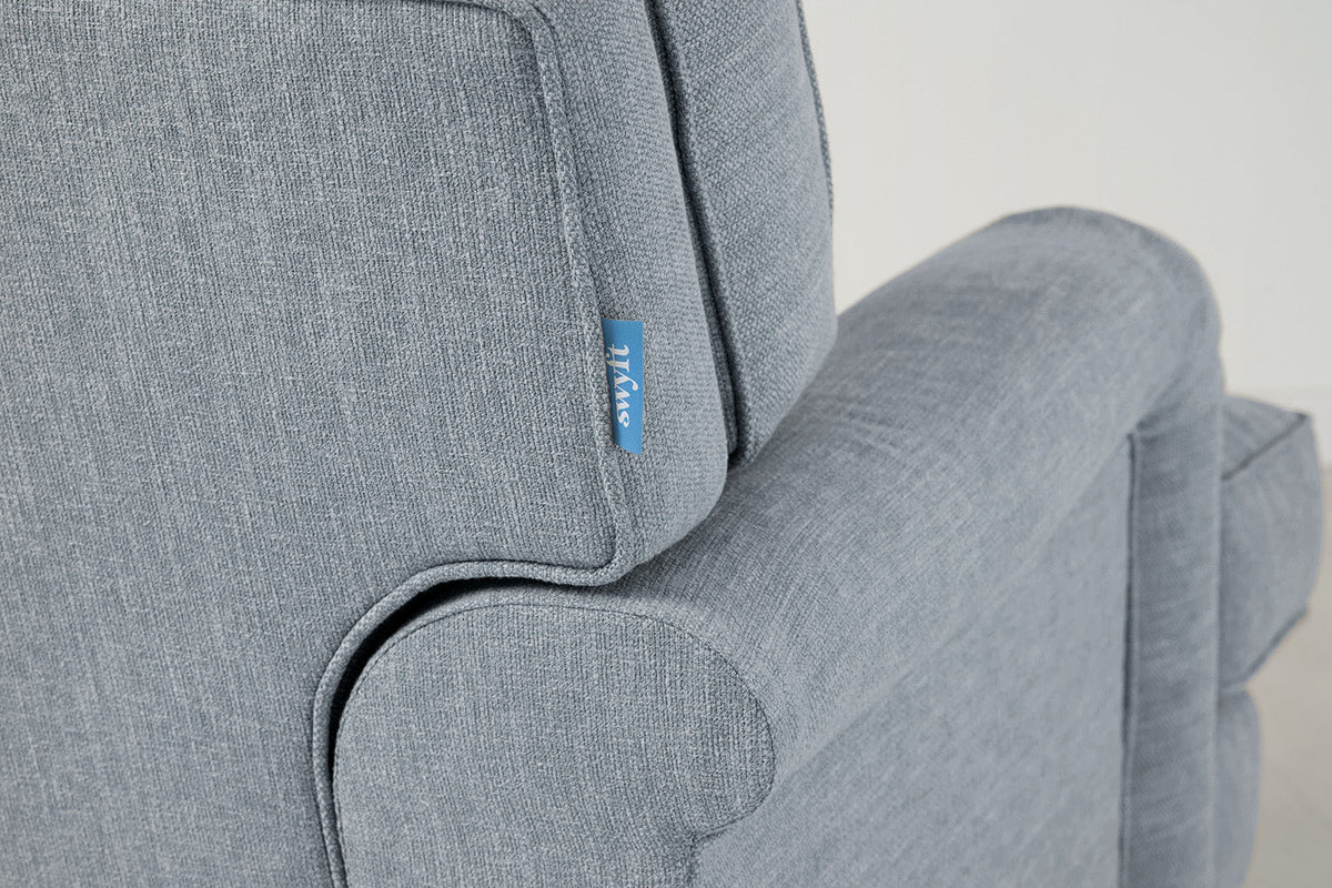 Dreisitzer-Sofa Model 12 mit Chaiselongue links