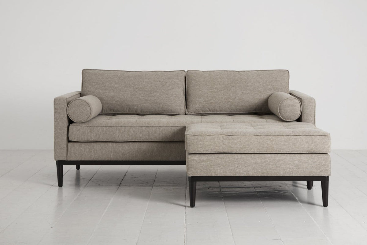 Zweisitzer-Ecksofa Model 02 mit Ecke rechts