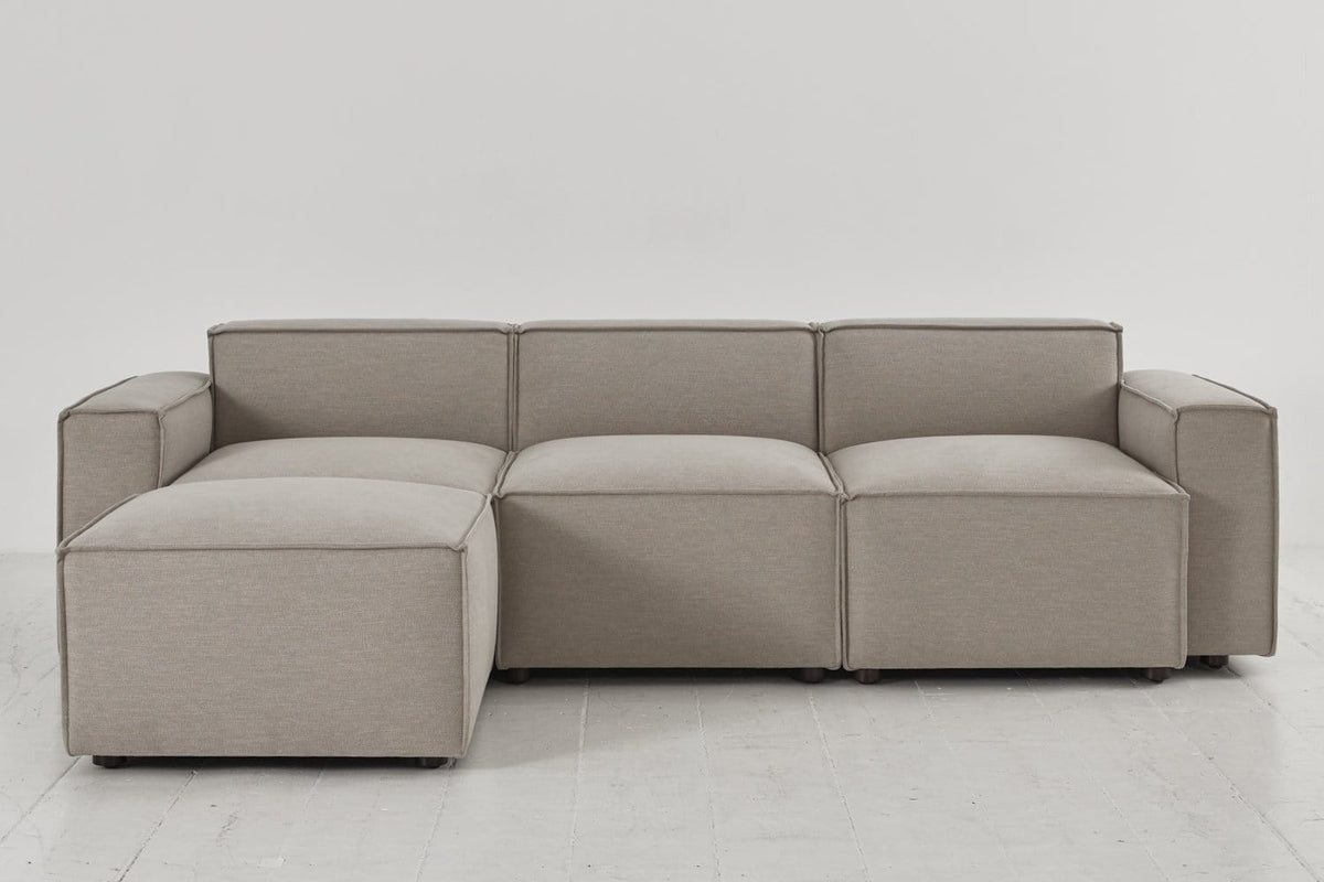 Dreisitzer-Sofa Model 03 mit Chaiselongue links
