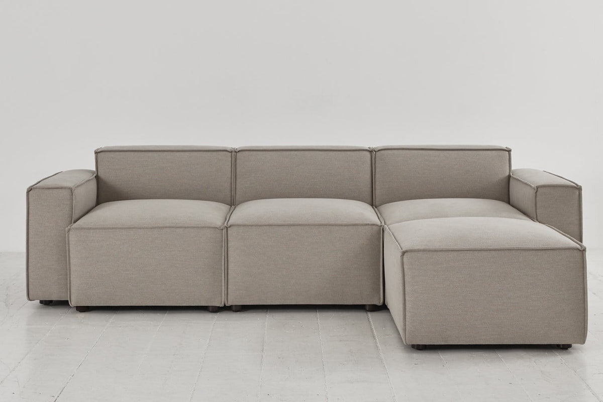 Dreisitzer-Sofa Model 03 mit Chaiselongue rechts