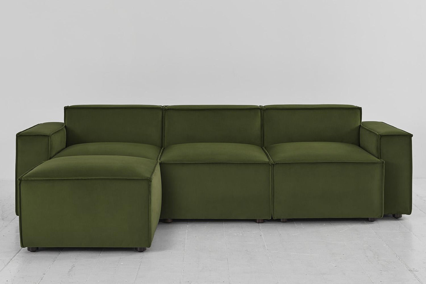 Dreisitzer-Sofa Model 03 mit Chaiselongue links