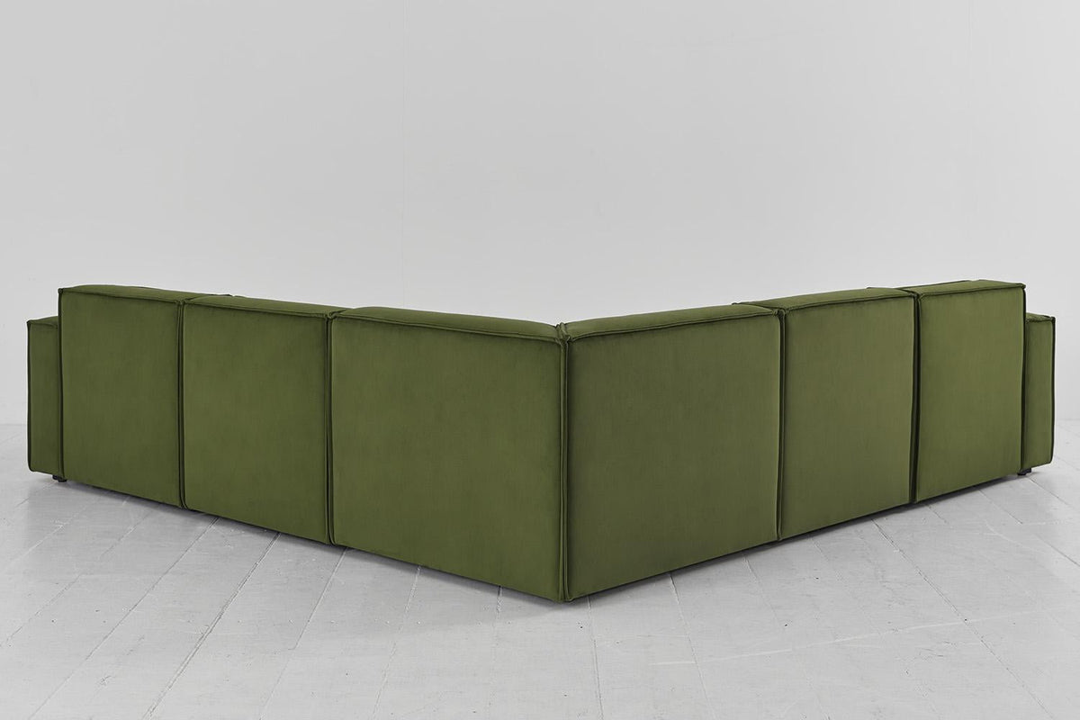 Ecksofa Model 03 mit Polsterhocker