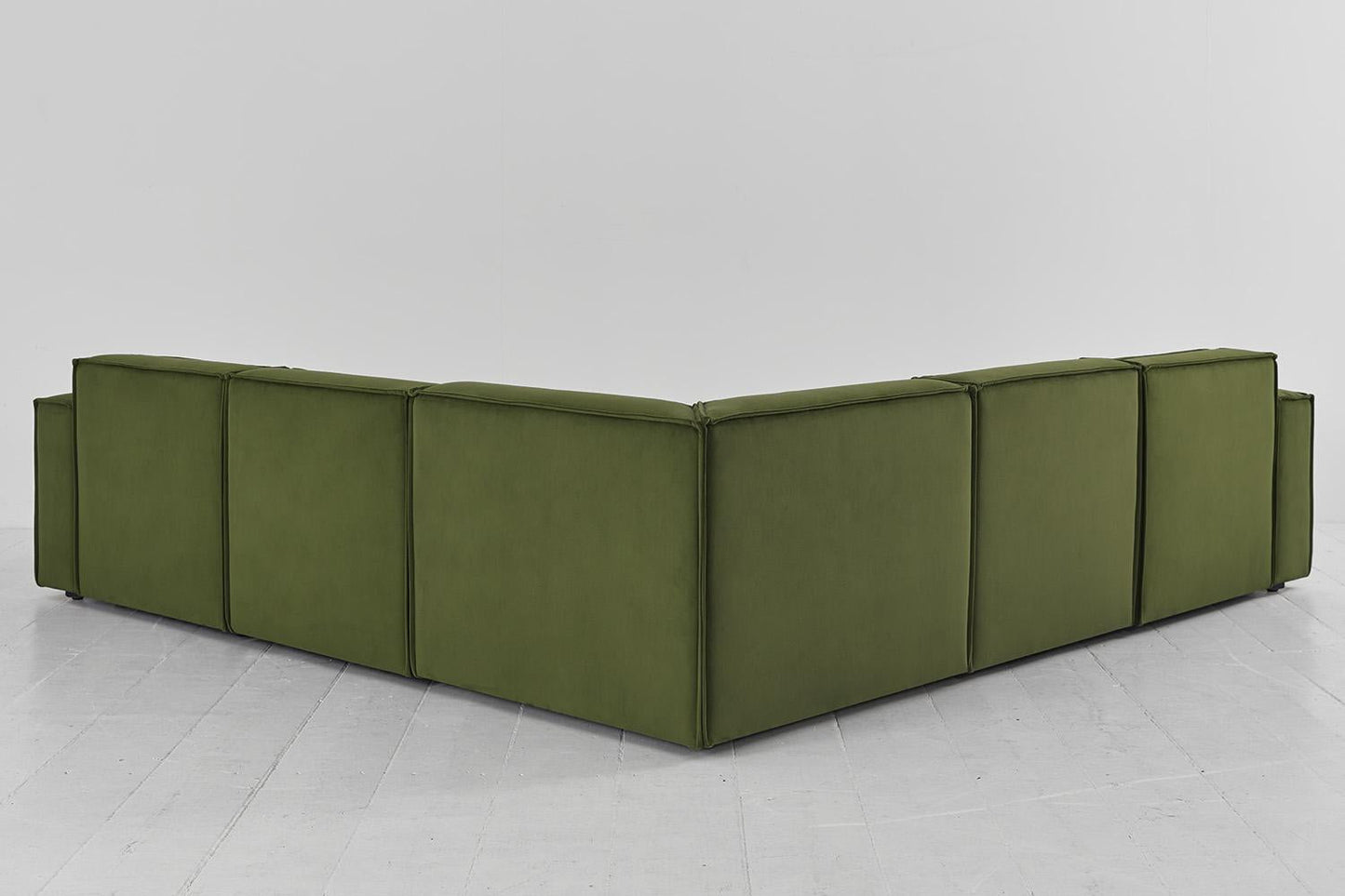 Ecksofa Model 03 mit Polsterhocker